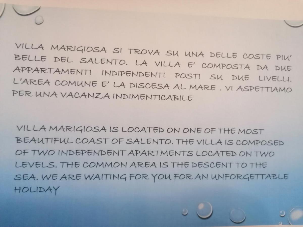 מריטימה Villa Marigiosa Salento מראה חיצוני תמונה